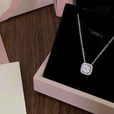 画像2: スクエア大粒ジルコニアNecklace (2)