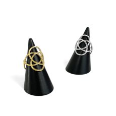 画像2: 透かし花のフリーRing (2)